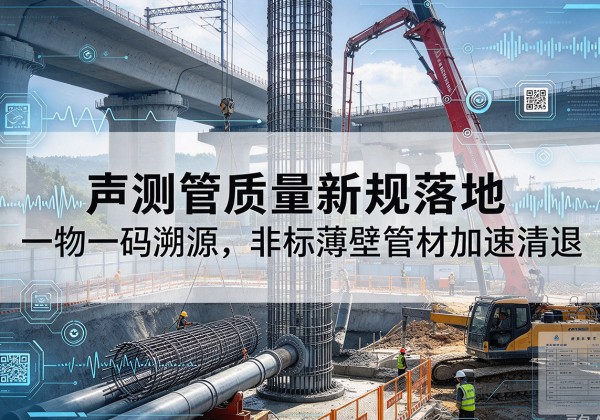 鄂托克旗声测管质量新规落地，一物一码溯源，非标薄壁管材加速清退