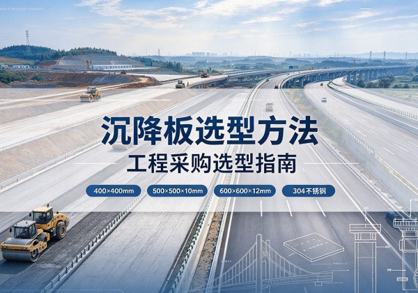 鄂托克旗沉降板选择方法